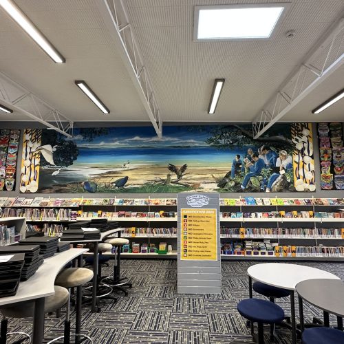 紐西蘭留學環境 小學圖書館